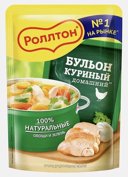 Куриный бульон Роллтон домашний 100г