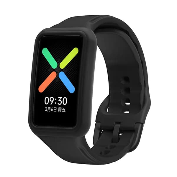Силиконовый чехол для OPPO Watch Free, черный
