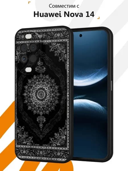 Чехол на Huawei Nova 14 с принтом Ковер