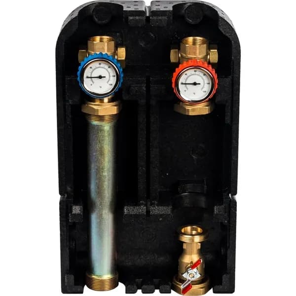 Насосная группа с прямым контуром 1" без насоса в теплоизоляции STOUT SDG-0001-002501