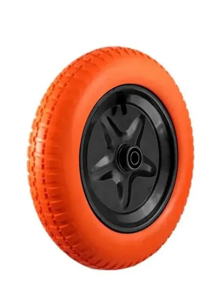 Комплект колес для садовых тачек PU 3.25-8, 16мм, 4шт