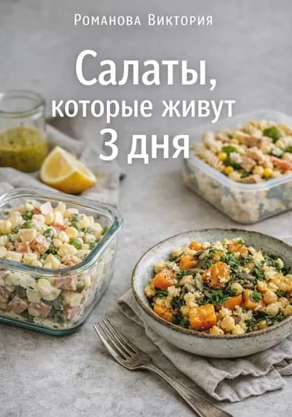 Салаты, которые живут 3 дня | Романова Виктория Алексеевна | Электронная книга