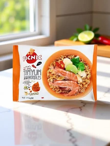 Лапша быстрого приготовления Picnic Том Ям 70 г, Таиланд