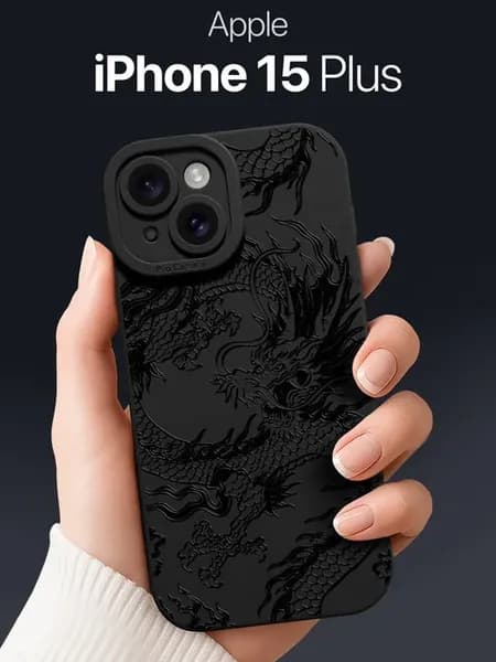 Чехол на iPhone 15 Plus с драконом