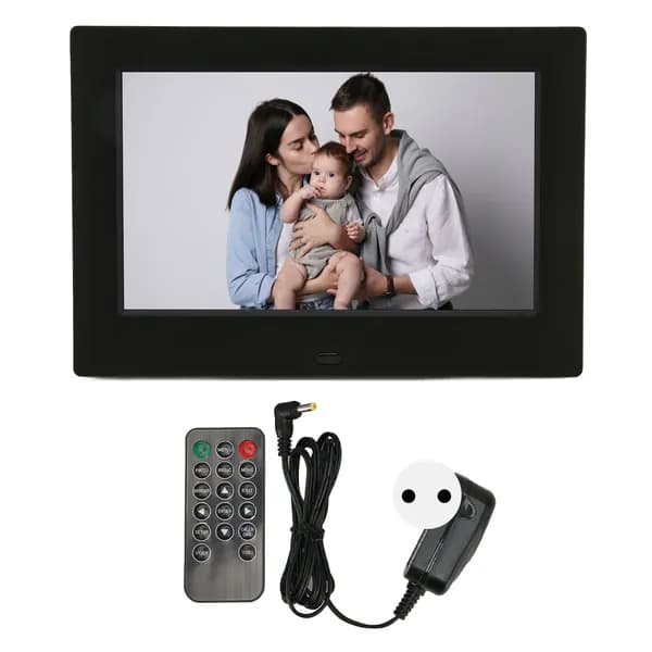 Фоторамка цифровая 7 дюймов с HD экраном для слайд-шоу USB и SD карт