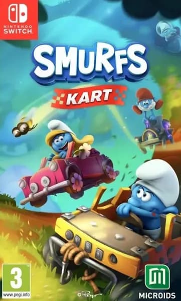 Игра Smurfs Kart (Смурфики Картинг) Switch Картридж на Nintendo Switch