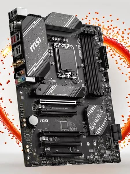 Материнская плата MSI B760 GAMING PLUS WIFI черный, LGA 1700, 4 слота DDR5, Intel B760