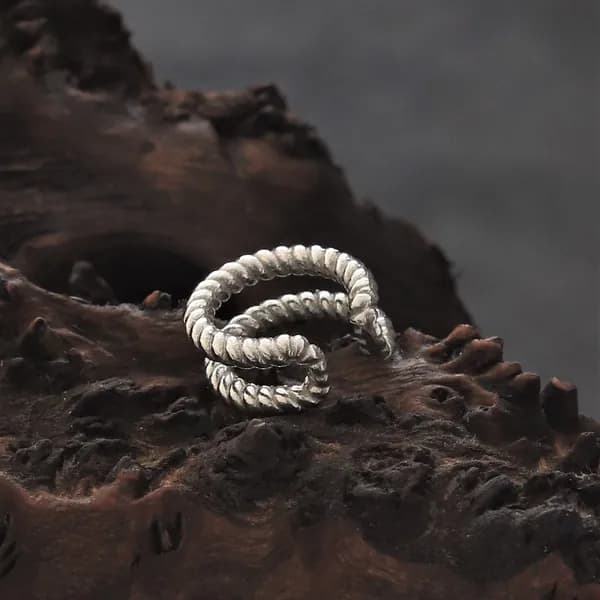 Серьга кафф BALTSILVER из серебра