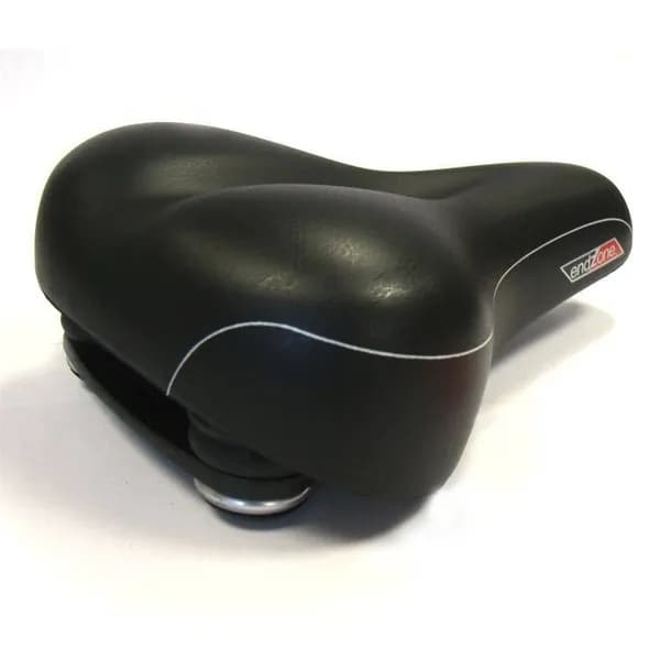 Седло VELO 6-146123 комфорт 254х205мм VL-6123 эластомер, вакуумн. черное