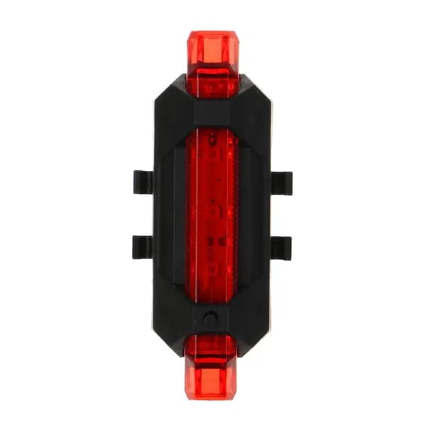 Фонарь велосипедный задний,4 режима, 5LED, USB 3.7V аккумуляторный сьемный
