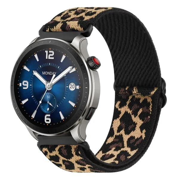 22мм эластичный нейлоновый ремешок для Amazfit Bip 6 5 / Balance 46мм / Stratos 2 2s 3, браслет для Amazfit GTR 47мм 4 3 pro 2e 2