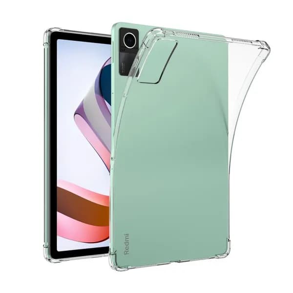 Прозрачный чехол для Redmi Pad 10.6" 2022 Тонкий легкий устойчивый к царапинам силиконовая резина TPU прозрачная крышка
