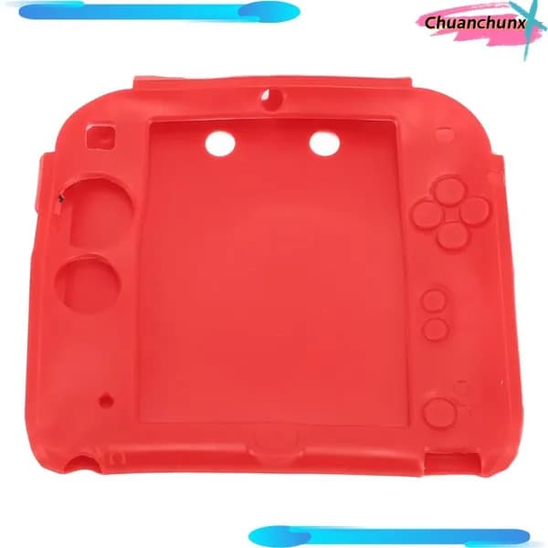 Силиконовый чехол для портативной игровой консоли красный