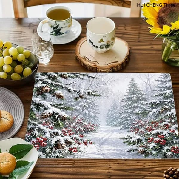 Салфетка сервировочная Полиэстер 32x42см, 1шт.
