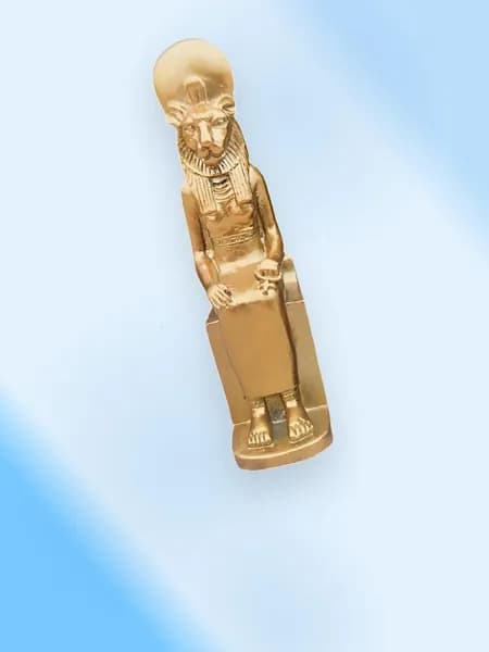 Декоративная фигура в короне с устойчивым основанием для стола, полки, шкафа, домашнего кабинета, офиса, Золото