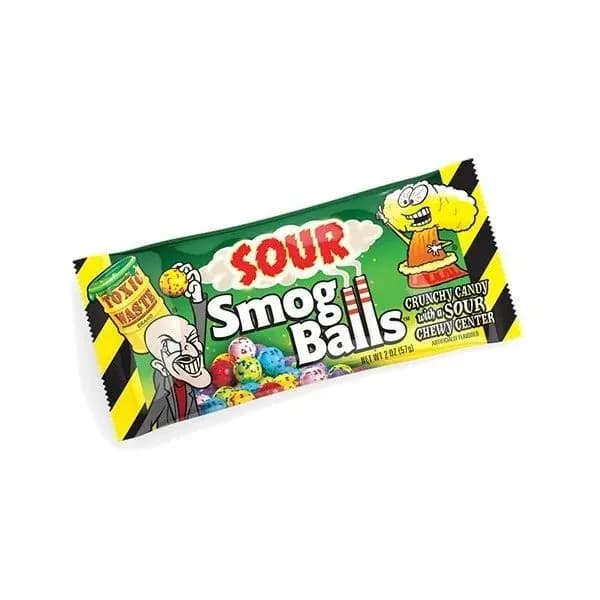 Драже с кислым центром Smog Balls 48гр /TOXIC WASTE