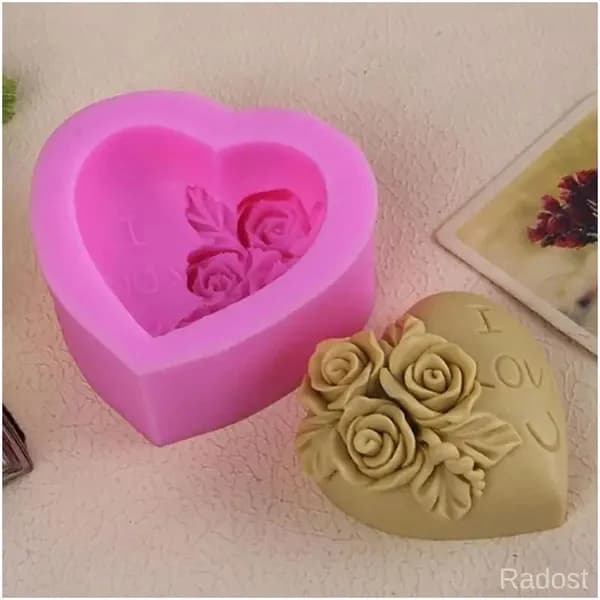 Силиконовая форма для мыла