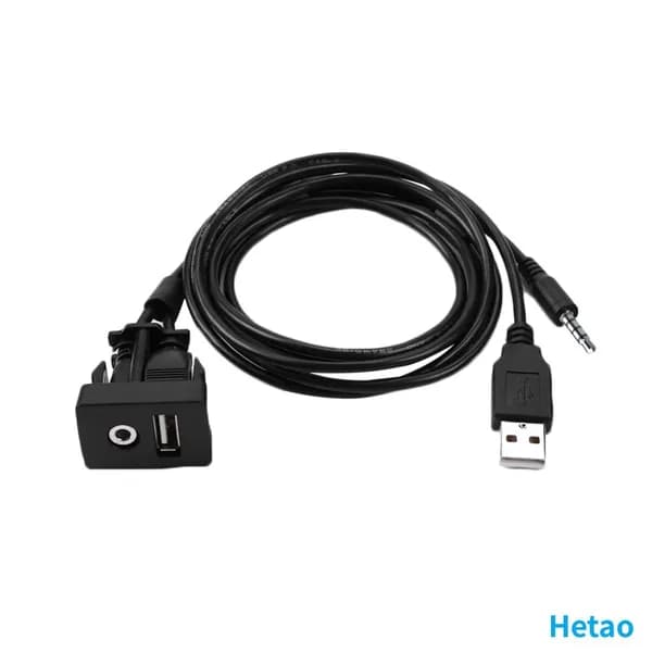 USB-AUX-удлинитель для автомобилей Toyota с разъёмом 3,5 мм и USB