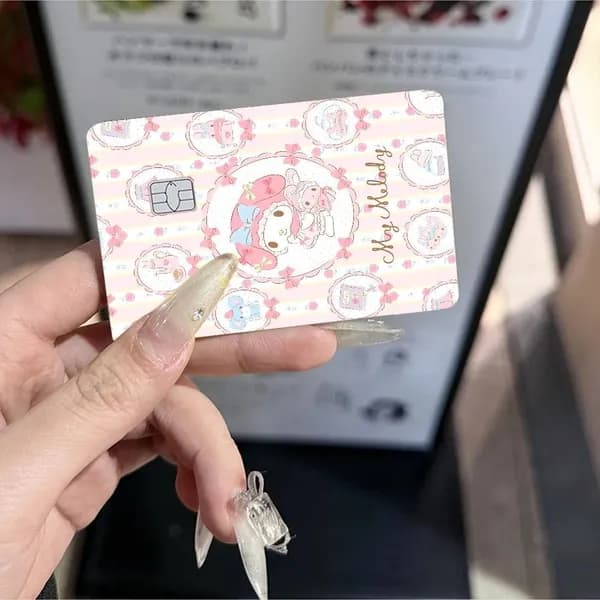 Май Мелоди My Melody Наклейка для банковской карты