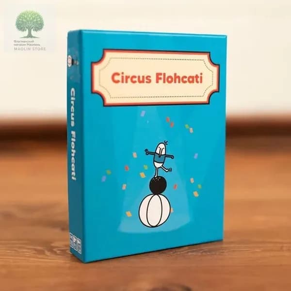 Настольная игра Circus Flohcati многопользовательская партия портативная забавная карточная игра