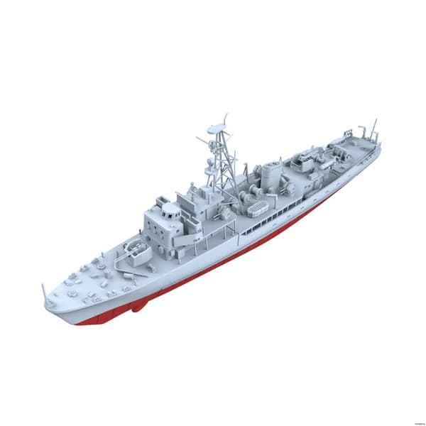 Военная модель, масштаб 1:700 советский тральщик проекта 254 (тип Т-43, полный корпус)