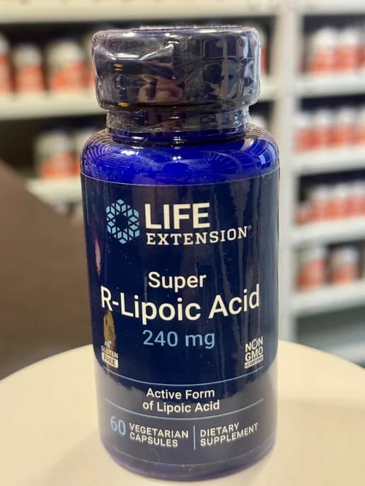 Super R-Lipoic Acid. R-альфа-липоевая кислота 240 мг 60 капс…