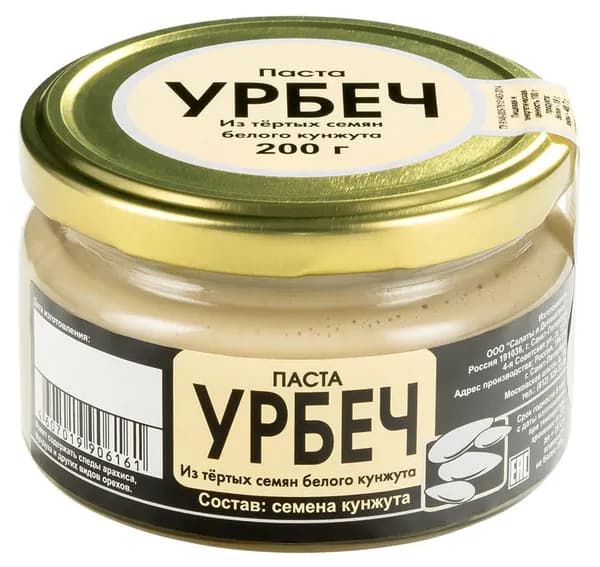 Паста Урбеч Салаты&Деликатесы из семян белого кунжута, 200 г x 1 шт