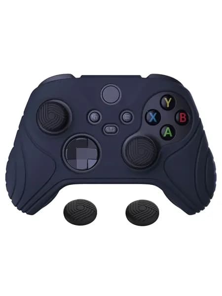 силиконовый защитный чехол для Xbox Series X/S с насадками, Ночной синий