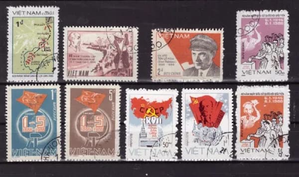 Вьетнам, 1986. (Полные серии, гашен.) ,