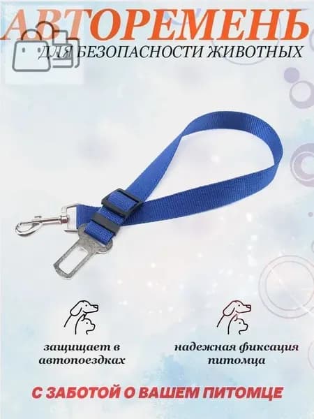 Фиксирующий авторемень для безопасности животных