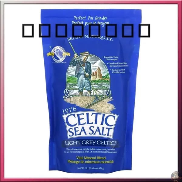 Celtic Sea Salt, Light Grey Celtic, Кельтская соль / смесь основных минералов, серый, 454 гр, средний помол