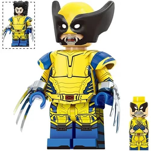 Фигурка Marvel Росомаха Совместима с Lego Конструктор для мальчиков Супергеройская фигурка