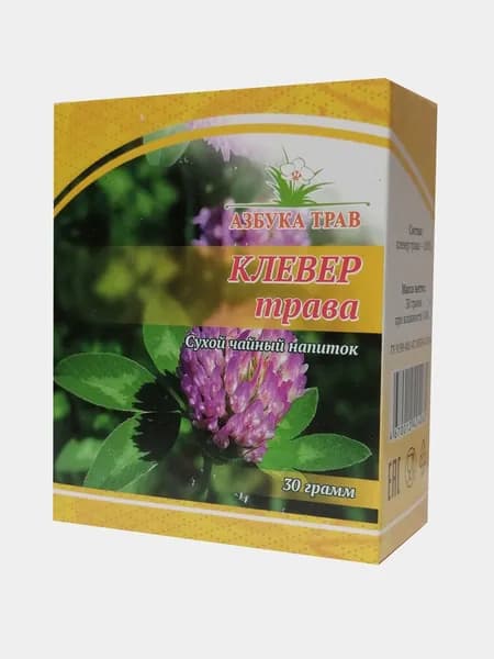 Клевер луговой трава, 30 гр. (Азбука трав)