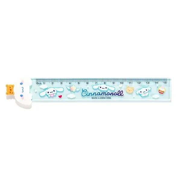 Линейка Sanrio Куроми, Мелоди, Китти, Киннаморол, 15 см, для школы
