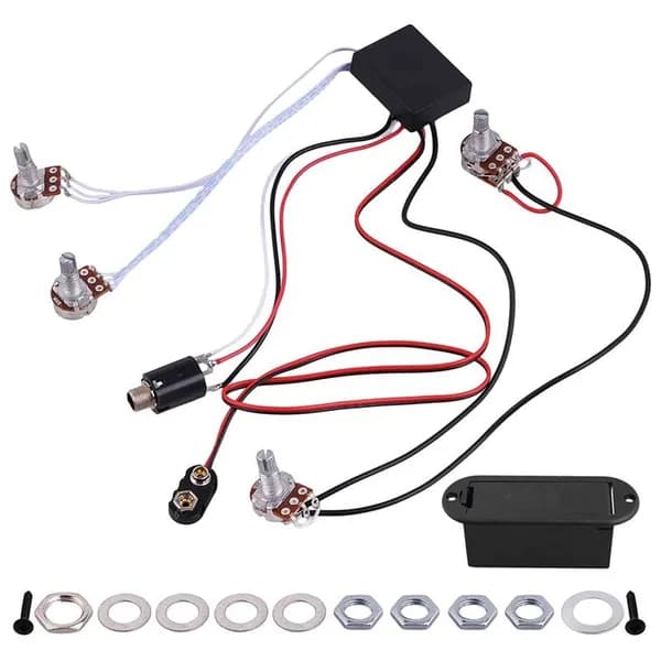 (D A G Y) EQ-B2T EQ Preamp Circuit Electric Coil Guitar Pickup Аксессуары Для Электрогитары Active