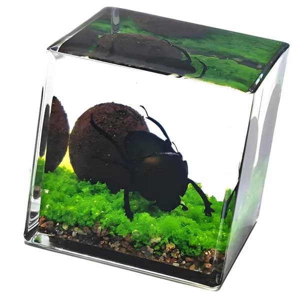 Блок для демонстрации насекомых из акрила, 4CM - Навозная жижа b33tle