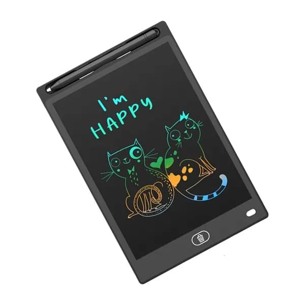 Повторно используемый LCD-планшет для письма и рисования, Черный