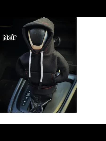 Ручка КПП Funny Hoodie для авто, защитный чехол (Black)