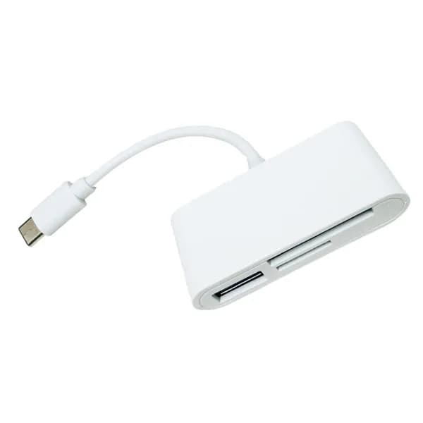 Адаптер 3 в 1 USB C для TF-карты с портом