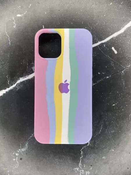 Чехол силиконовый для iPhone (Айфон) 12 mini с логотипом
