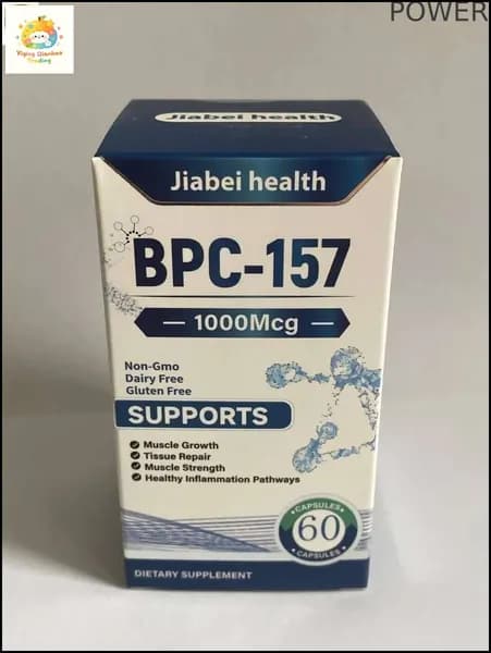 Пептид для заживления ран,желудка,суставов и связок BPC-157 Jiabei health 60 caps/ БПС-157 Jiabei Health 60 капс POWER
