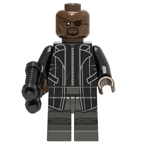 Минифигурка Marvel Nick Fury Ник Фьюри совместимая с Lego конструктор для мальчиков