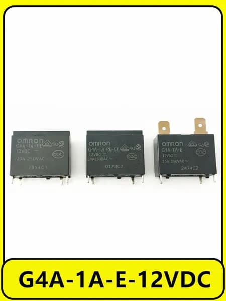 1 шт. G4A-1A-E-12VDC Белый корпус, взрывозащищенный Силовые реле Омрон