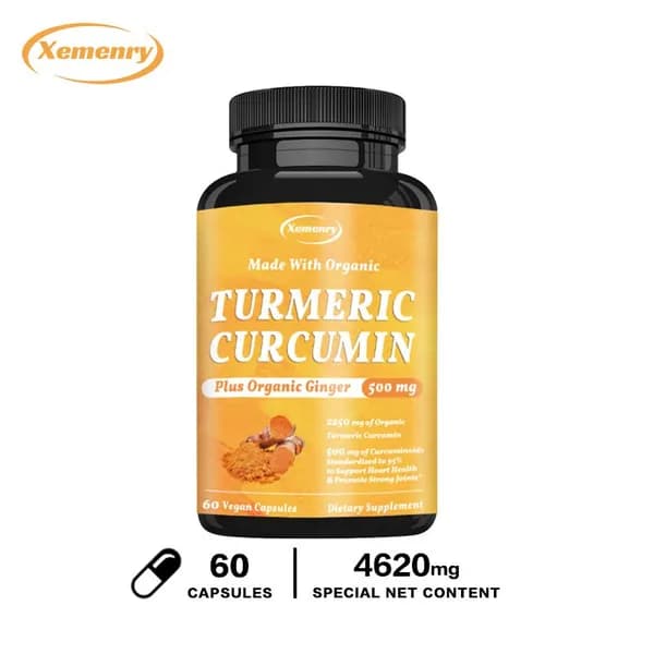 Биологически активная добавка Xemenry Organic Curcumin предназначена для поддержания здоровья суставов и уменьшения воспаления.