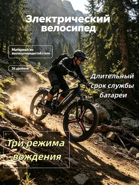 Электровелосипед, 200 Вт
