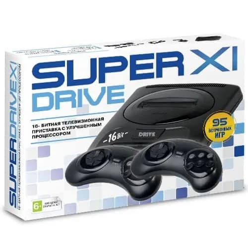 Игровая приставка Super Drive 11 Classic (16 bit) +95 игр