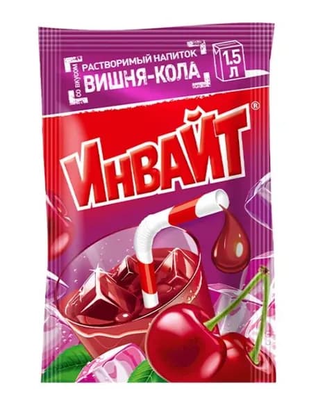 Растворимый напиток Invite Вишня-Кола 12 г