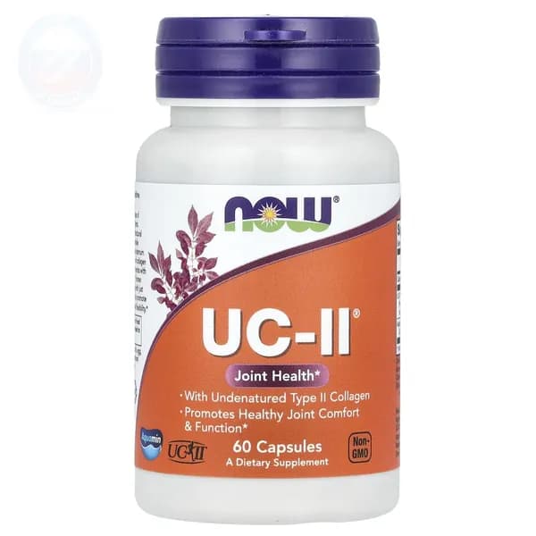 NOW Foods, UC-II Joint Health Содержит неизменный коллаген типа II, 60 капсул