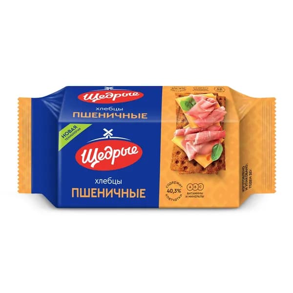 Хлебцы пшеничные Щедрые 100 г
