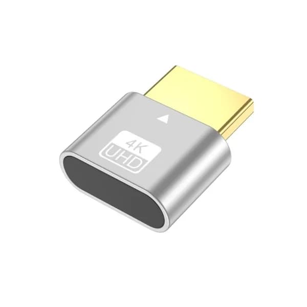 Эмулятор монитора (HDMI заглушка), серебряный, без светодиода